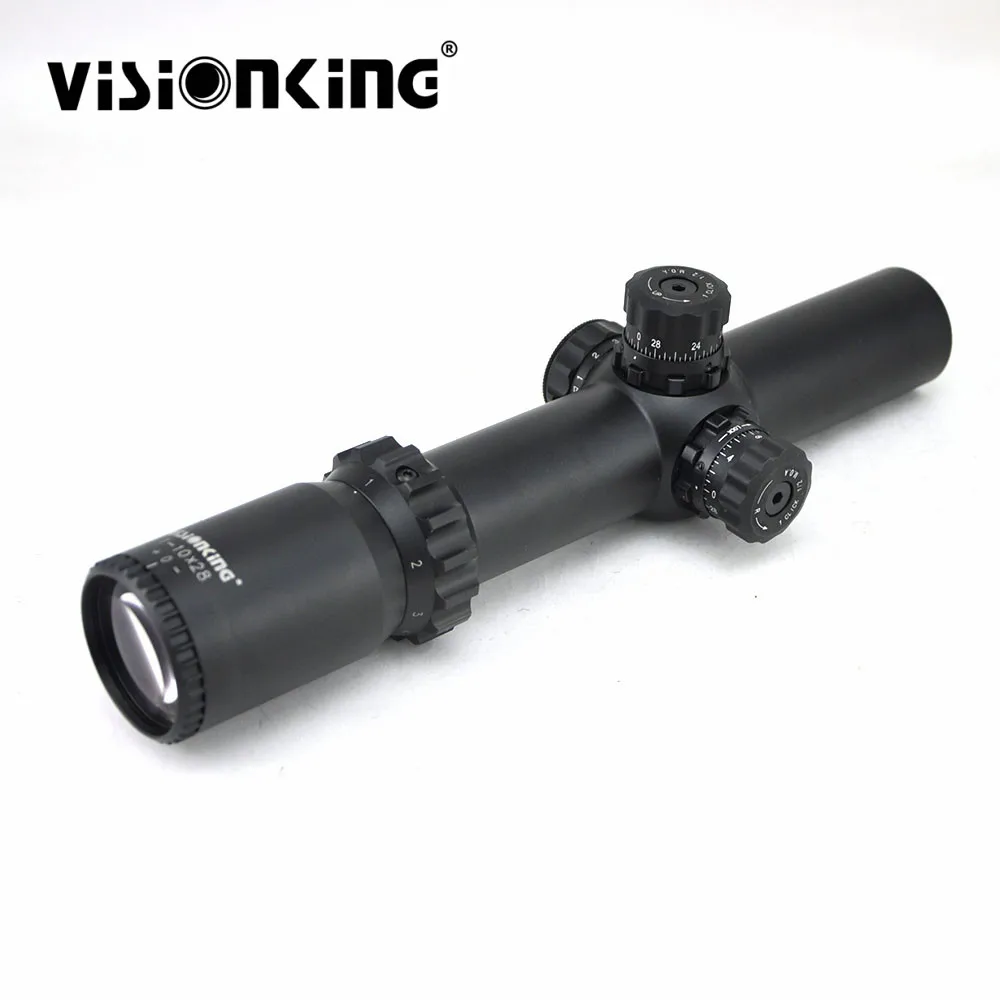 Visionking 1-10X28 SFP оптические прицелы ночной подсветкой снайперский оптический прицел дальней охоты прицела. 308. 30-06. 338