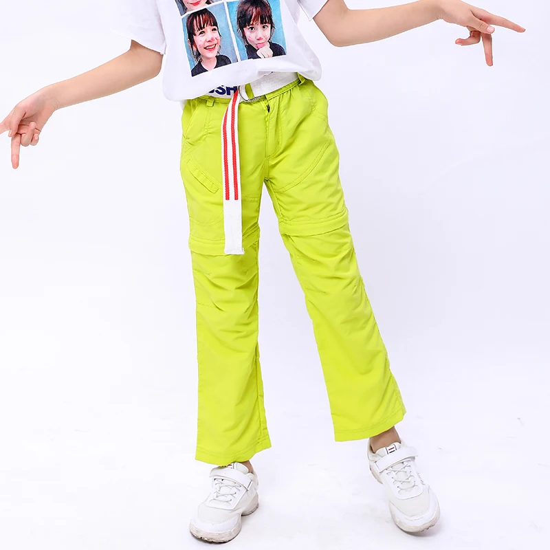 Kids Pants Summer Spring Boys Girls Quick Dry Waterproof Detachable Hiking Pants School Kids Climbing Trousers Child Outfit Bottoms 5-16 Yr