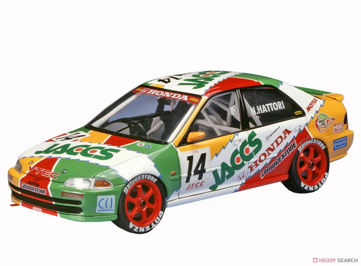 1/24 Сборная модель автомобиля JTCC Jaccs Civic 20296