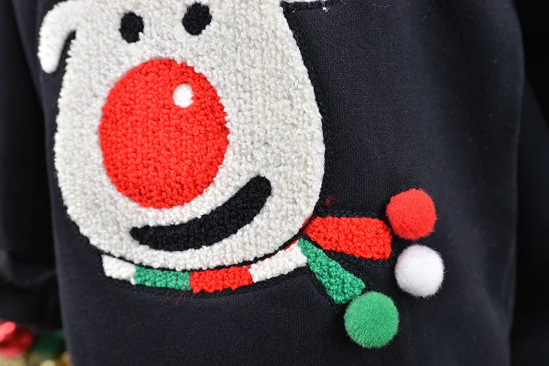 Семейная одежда новогодняя одежда для семьи рождественская одежда фэмили лук рождественский свитер одинаковая одежда для детей и