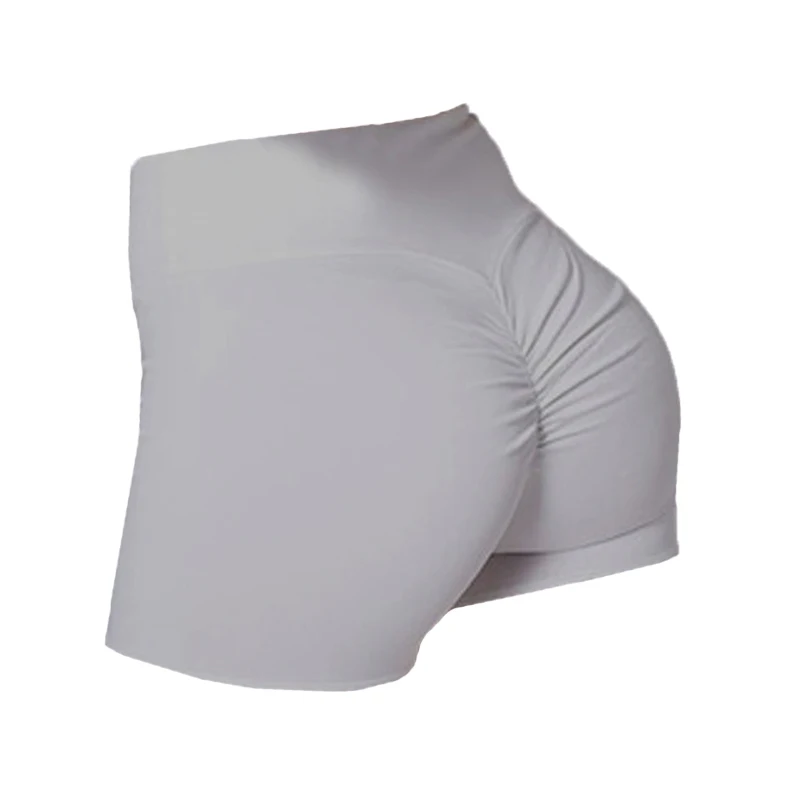 

Women Casual High Elastic Waist Tight Fitness Slim Skinny Dancing Shorts Solid Color Exercise Shorts For Female Girls Teenager