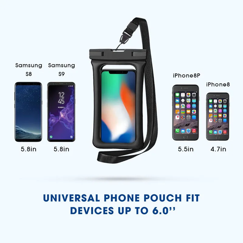Универсальный Водонепроницаемый Чехол Oppselve IPX8 для iPhone Xs Max Xr X 8 7 6 6S 11 Pro Samsung S9 Note 9
