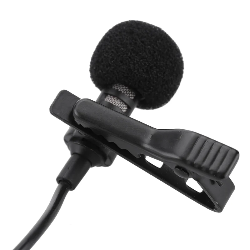 Клип на лацкальный лавальерный микрофон 3,5 мм Jack Hands-free мини проводной компьютерный микрофон для смартфонов Аксессуары для микрофона