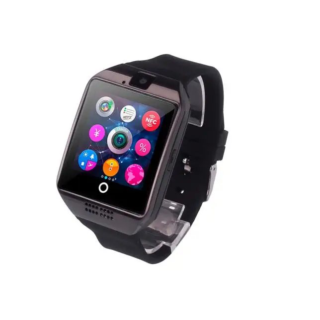 Hiperdeal умные часы Q18 Bluetooth емкостный сенсорный экран Смарт-часы с камерой Поддержка сим-карты для смартфонов на платформе Android C417