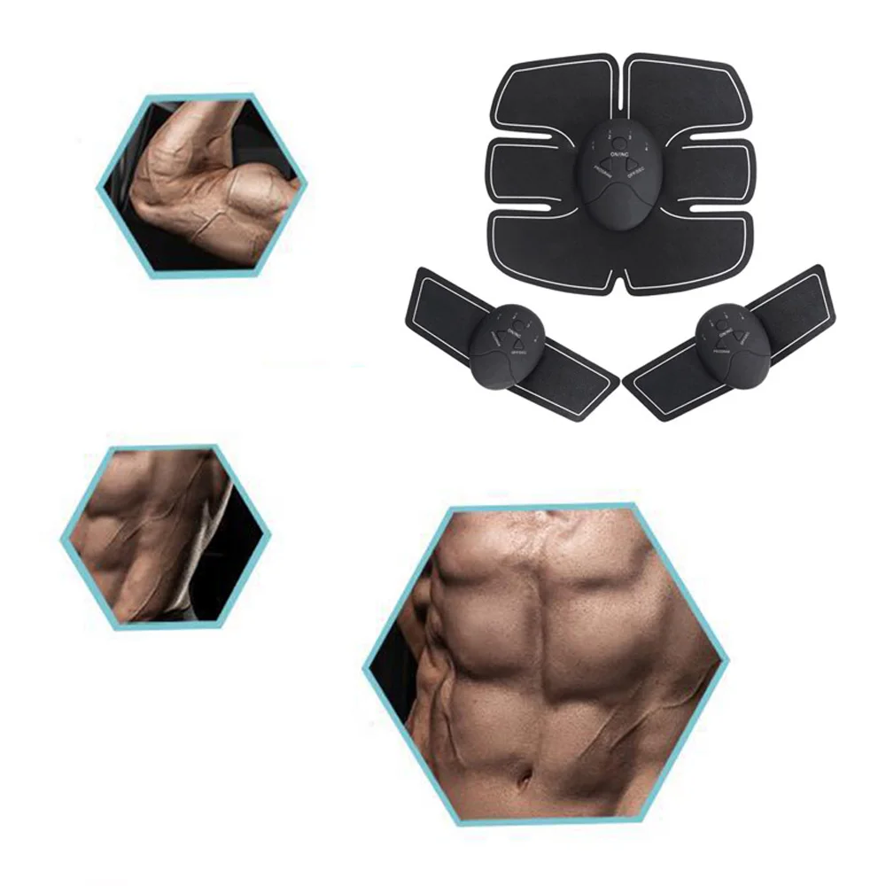 Мышцы Массажер обучающей Форма Фитнес комплект ABS шести Pad брюшной Электрический