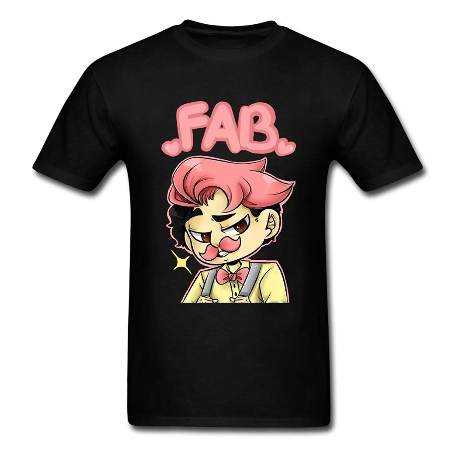 Уилфред Warfstache fab Markiplier замечательный черный мужские повседневные футболки |