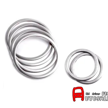 

Superior quality Chromium Styling Inner Car Speaker Audio Ring Cover Trim 6pcs For BMW X6 E71 2009 - 2014 Aluminium alloy