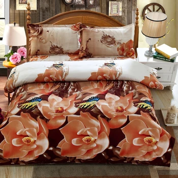 

New style wholesale 4pcs 3d comforter set for sale bedding set online shopping duvet cover bed linen pillowcase queen size