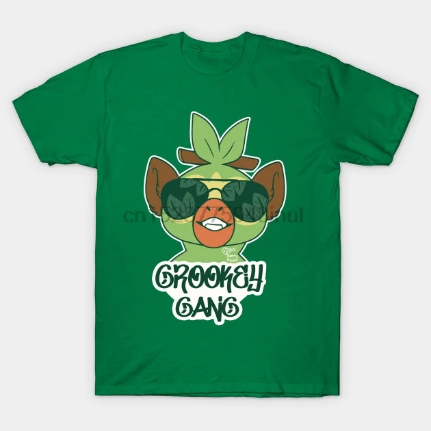 Мужская футболка с коротким рукавом Grass банда Grookey Футболка женская |