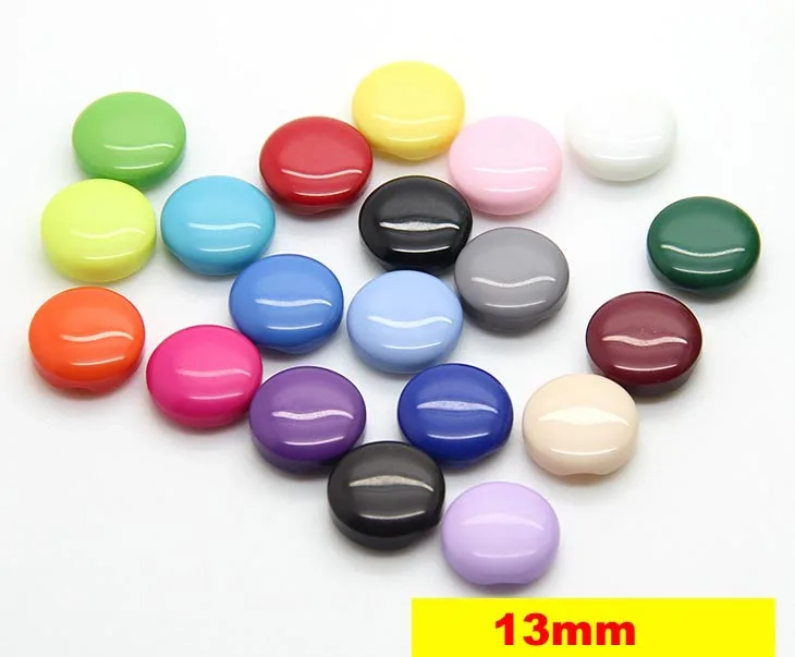 Free ship!500pc!13mm New candy color buttons for garments,button,bulk
