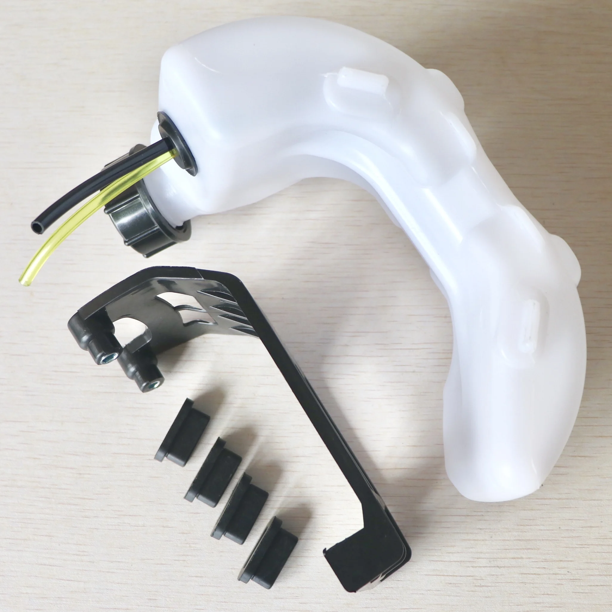 Gasoline Fuel Tank & Guard Base Housing er Rubber Kit For GX35 GX 35 1.3HP Mini Engine Motor Trimmer Brush Cutter replacemet