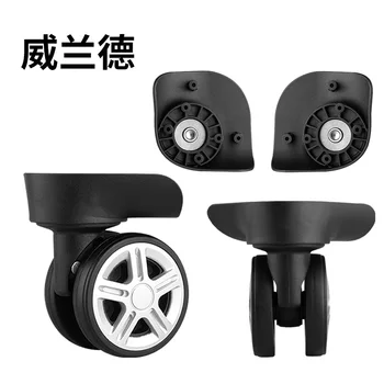 

Pull wheel luggage replacement 360 spinner replacement rolling luggage wheel universal casters replacemet suitcase bag wheels