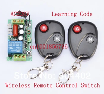 

Receiver&2Transmitter 220V 1CH RF Wireless Remote Switch Light Lamp LED SMD ON OFF Switch Wireless 10A Momenrary Toggle Latched