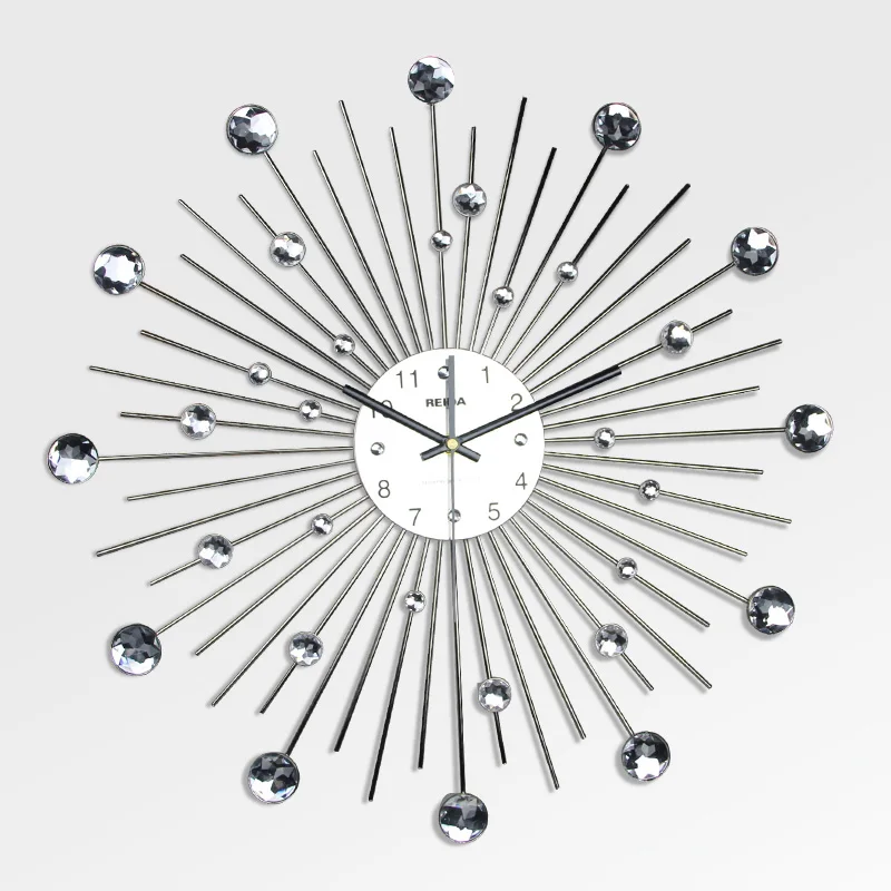 Reida 20 inch metal wall clock fashion modern decoration clock with