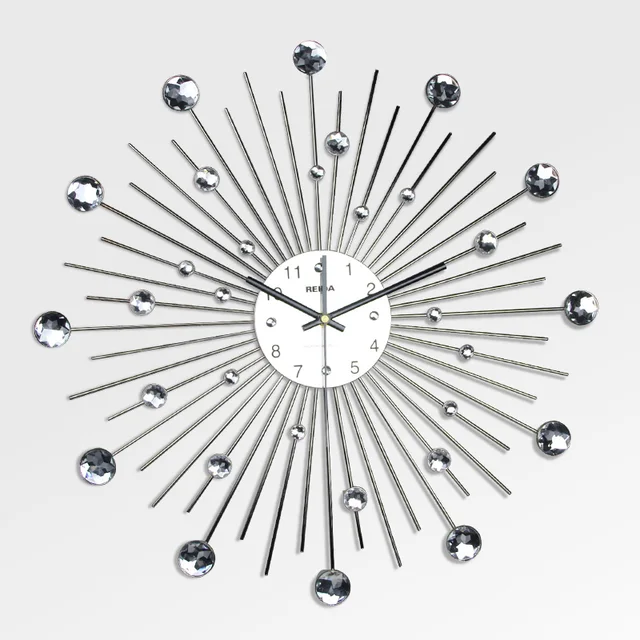 Reida 20 inch metal wall clock fashion modern decoration clock with