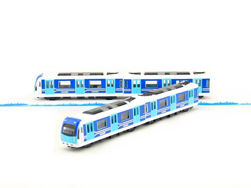 Литый под давлением игрушечный автомобиль метро/городской высокоскоростной