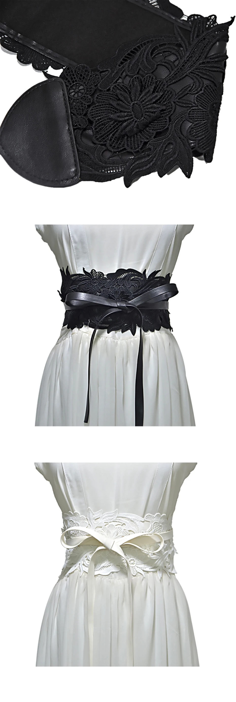 Модные черные кружевные ремни для женщин, роскошный брендовый дизайнерский женский ремень для свадебного платья, широкий женский пояс, пояса