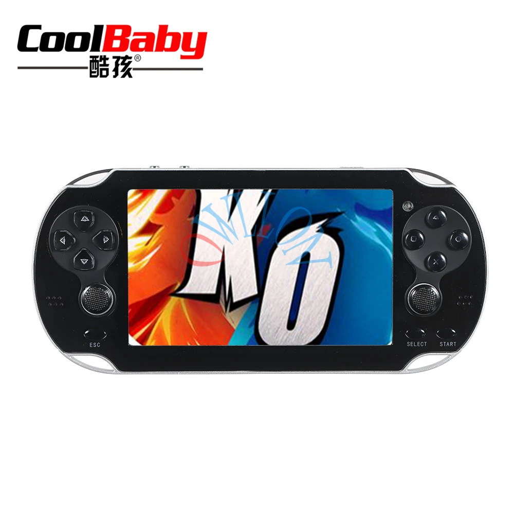 Двойной рокер ручной ретро портативный видео игровая консоль, геймпад 4,3 дюймов 8 Гб Consol поддержка для игра для PSP камера видео электронная книга