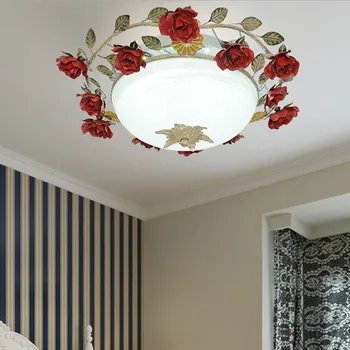 

Rose Flower LED ceiling lights Bedroom Romantic Corridor Balcony Living Room Lamps And Lanterns ceiling lamps wl3231104