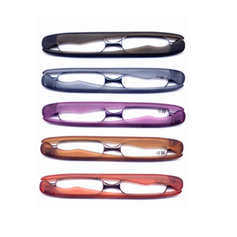 SlimTR90 вращения Пластик Frame Для мужчин очки для чтения Для женщин складные очки диоптрий 1,5 дальнозоркостью очки лупы с Чехол