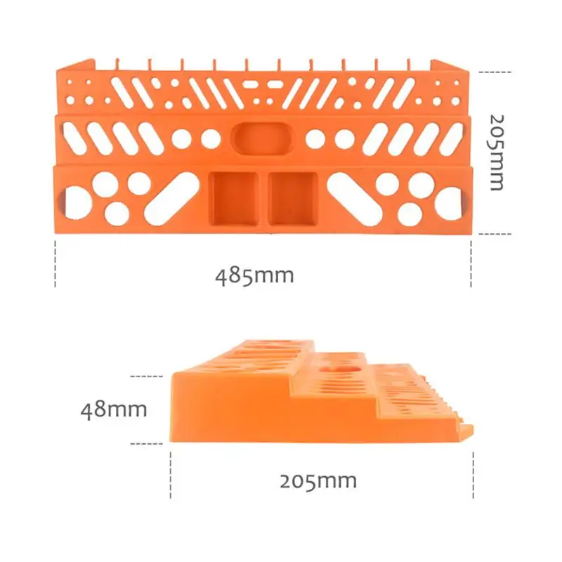 1 шт. настенный практичный ПП прочный легкий аппаратный инструмент для Хранения Подвесной стеллаж для хранения гаража