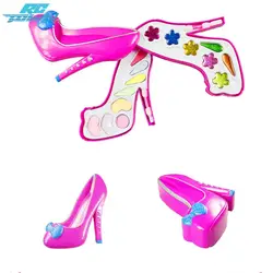 RCtown/1 комплект, детские игрушки для ролевых игр, косметика, обувь на высоком каблуке, в форме, инструменты для макияжа, коробка