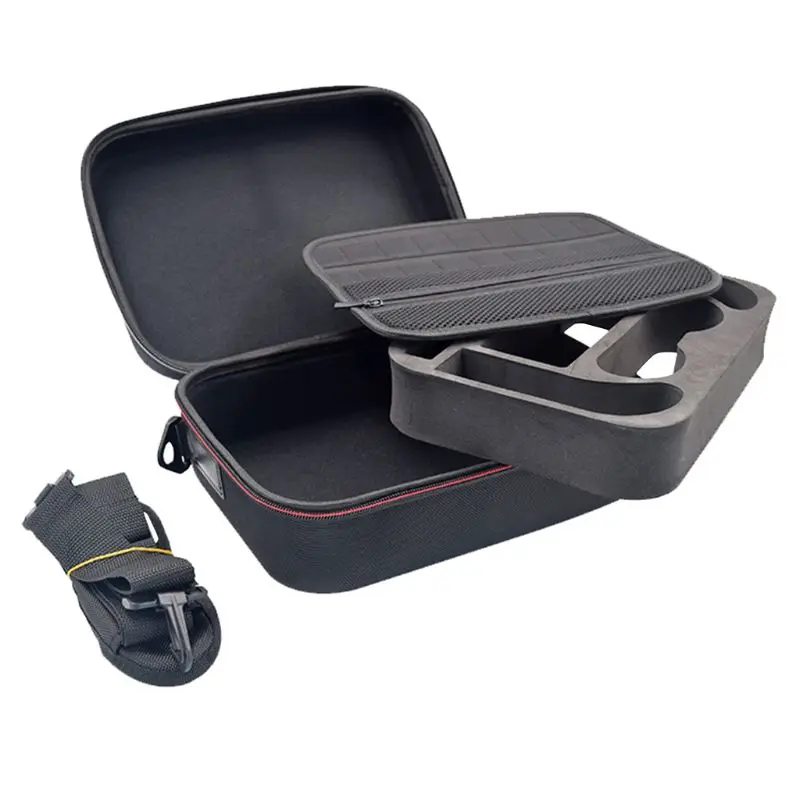 

Black Big Capacity Hard Shell Storage Bag Case For Nintend Switch Console and Nitendo Switch Accessories with Handle and Strap