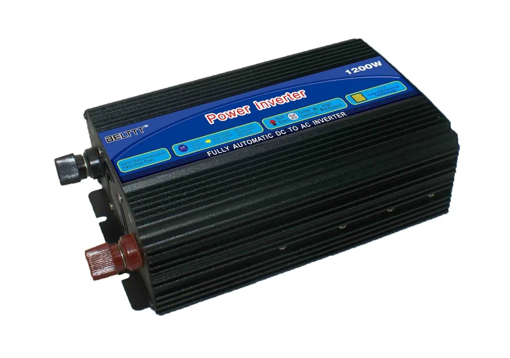 DC12V к AC220v 1200 Вт модифицированный синусоидальный инвертор с большим