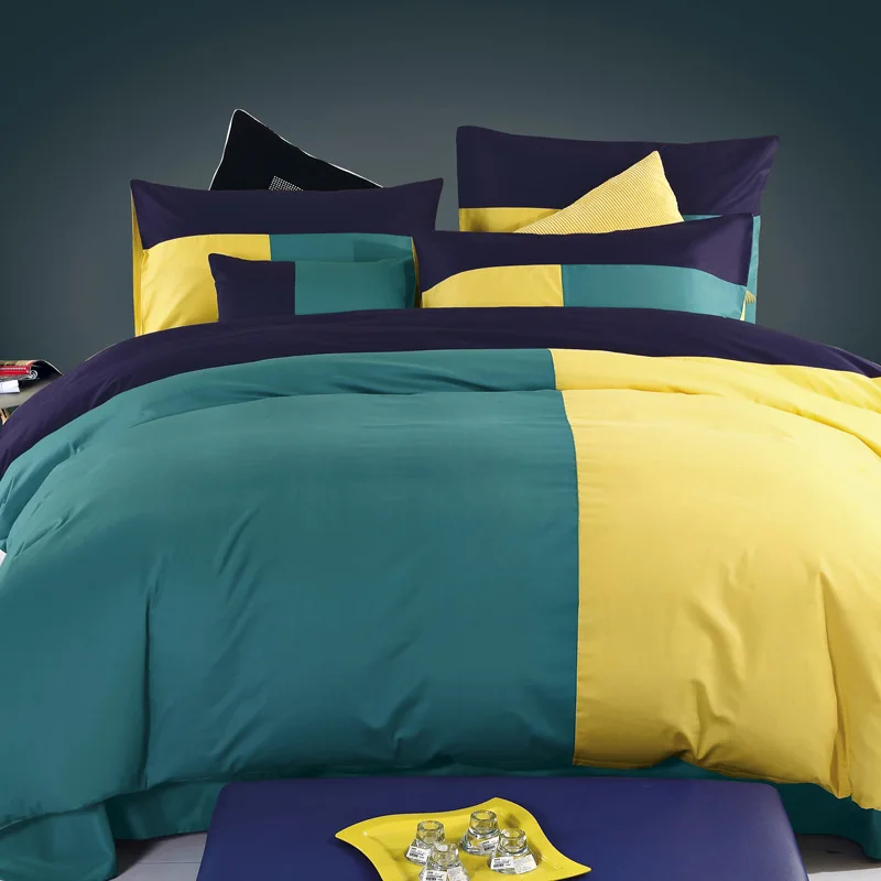 

Cotton Three spell Fashion activity Bedding Set 4pcs Bed Linen Bed Sheets Duvet Cover Set