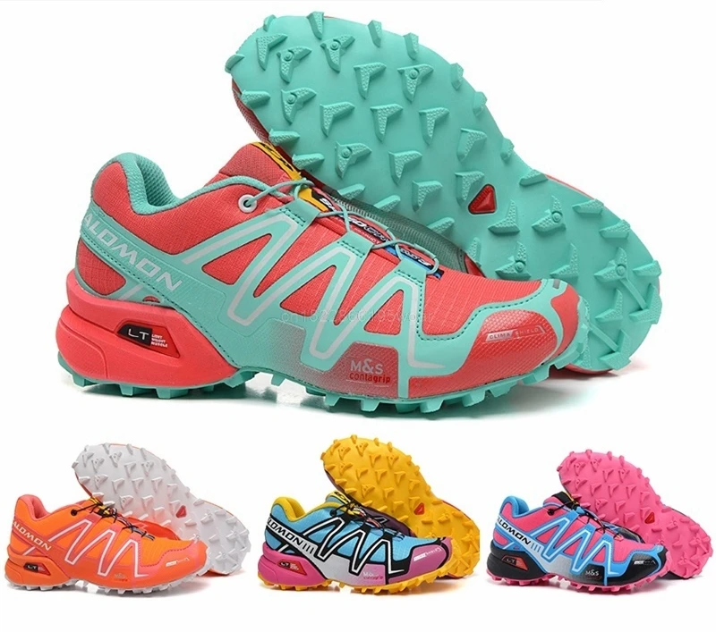 

Salomon Speed Cross 3 CS Women Breathable Sneakers Zapatillas Solomon jogging Athletic Sport Outdoor Walking Running Shoes