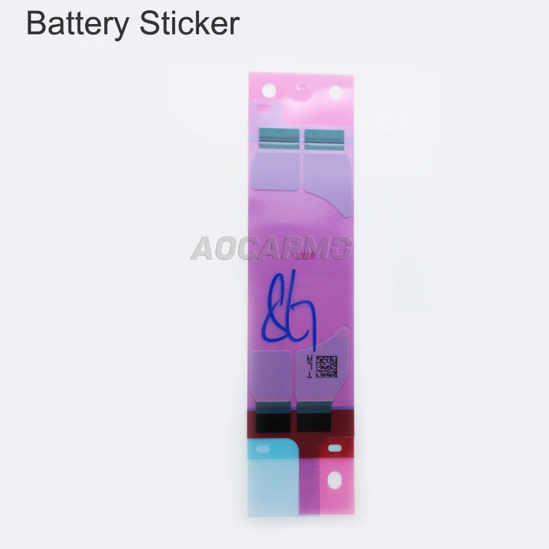 Aocarmo Черный/Белый ЖК-экран клей+ батарея анти-статическая наклейка клейкая лента для iPhone 8 4," 8G Замена