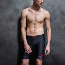 Горячие купальники мужские мощные черные мужские быстросохнущие плавки Акула кожа дышащие больших размеров плавательные шорты для мужчин