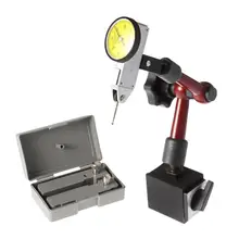 WINOMO WINOMO1 PC Magnetic Flexible Base Holder Stand + Dial Test Indicator Gauge Scale Precision Professional Tool WINOMO WINOMO1 PC Magnetic Flexible Base Holder Stand + Dial Test Indicator Gauge Scale Precision Professional Tool