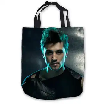 

Custom Canvas Dima_Bilan (1) Tote Hand Bags Shopping Bag Casual Beach HandBags Foldable 180911-02-36