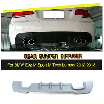 

Car-styling FRP Grey Rear Bumper Lip Diffuser For BMW 3 Series 335i E92 E93 M sport Coupe Convertible bumper only 2012 2013