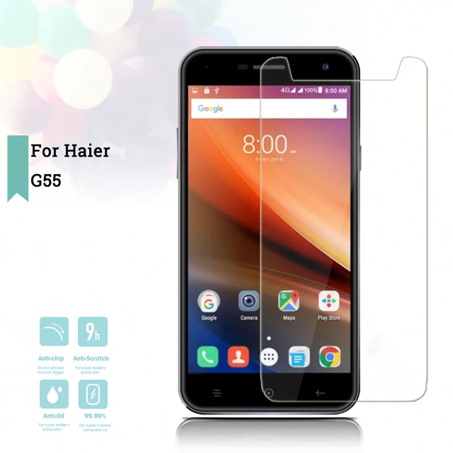Cheap 2.5D 0.26mm Ultra Tempered Glass For Haier G55 Toughened Screen Protector Film Protective Screen Case Universal