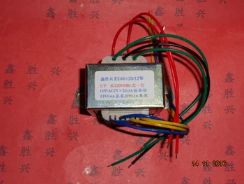 

2V-0-2V 0.2A 13.5V 0.6A 22V 0.1A Transformer 220V input 12VA EI48*28 Disinfection cabinet transformer