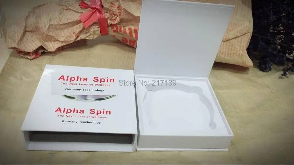 Promotion! Hot sale model !Low Price Alphaspin with Neg ions  take care your health  1pack= 3pcs +1pcs free  2 Color