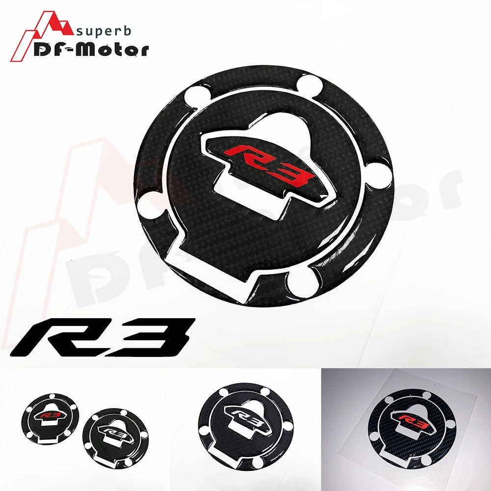 Наклейка на крышку топливного бака протектор подходит для YAMAHA YZF R3 R25 R15 2015 2016 2017 3D
