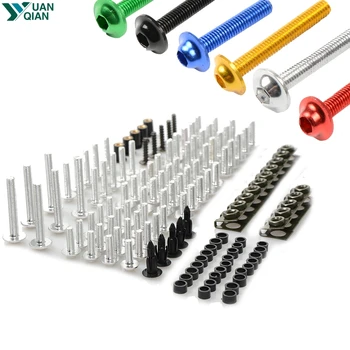 

New CNC aluminum Motorcycle Fairing Bolts For Honda XL600 LMF XRV750 L-Y Africa Twin NX650 J-X Dominator CBR250R VFR 1200 F