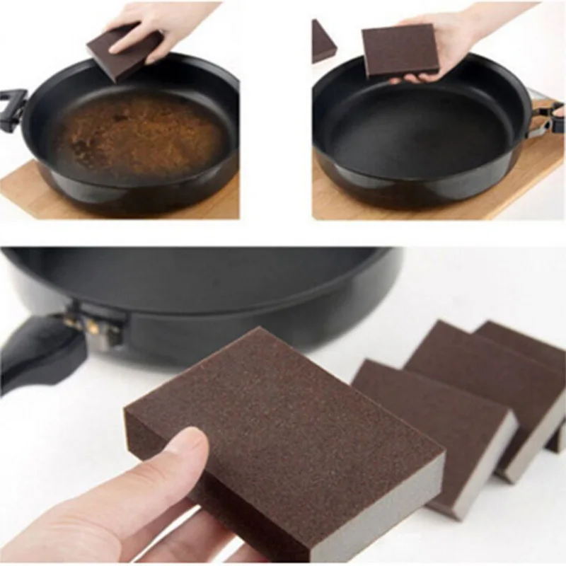 

1Pc Nano Emery Sponge for Kitchen Nano Emery Magic Sponges Cleaner Rub Pot Dust Rust Brush Cleaning Sponge for Kitchen Bathroom