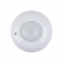 Uxcell, датчик движения, переключатель, 110-240 В, Регулируемый потолочный инфракрасный датчик движения тела, светильник, переключатель безопасности, автоматический светодиодный PIR Mot