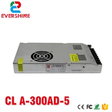 CL 186V~ 264V AC 300W 5V DC 60A ультратонкий регулируемый светодиодный импульсный источник питания