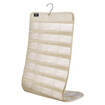 

80Pockets Clear Hanging Bag Socks Bra Underwear Rack Hanger Storage Organizer19Apr 2 Hanging Organizer Drop Shipping