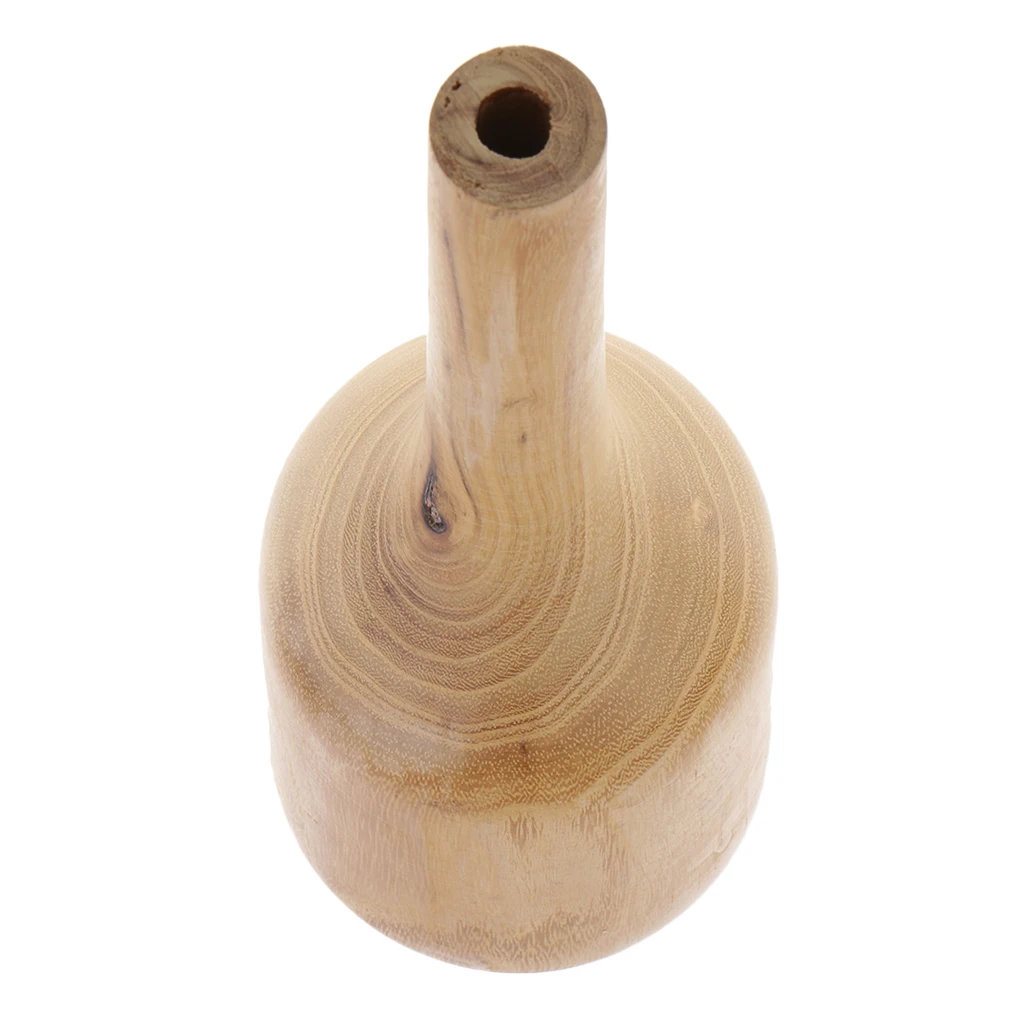 Blank Natural Beech Wood Artificial Dried Flower Vase for Wedding Party Favors Home Table Decoration