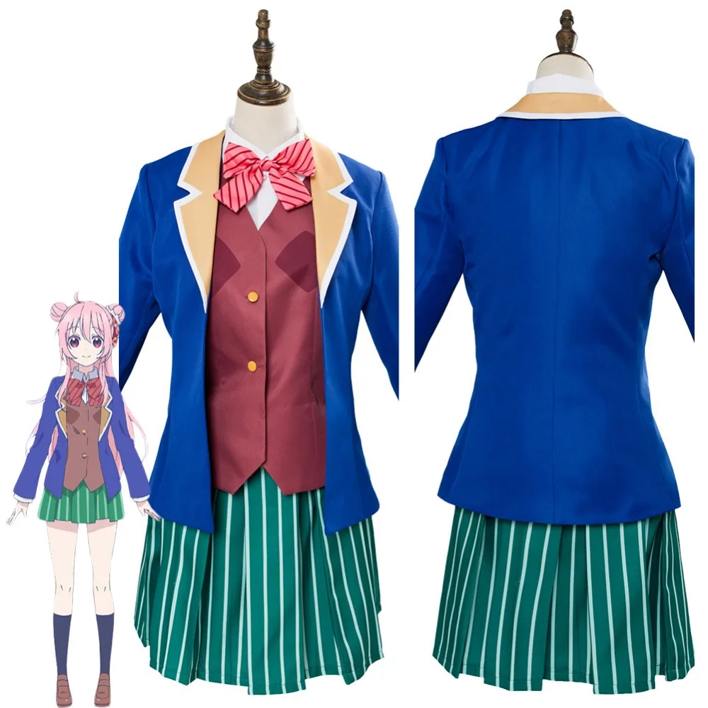 Anime Happy Sugar Life Satou Matsuzaka Cosplay Costume Japanese Style Halloween Carnival Costumes Anime Happy Sugar Life Satou Matsuzaka Cosplay Costume Japanese Style Halloween Carnival Costumes
