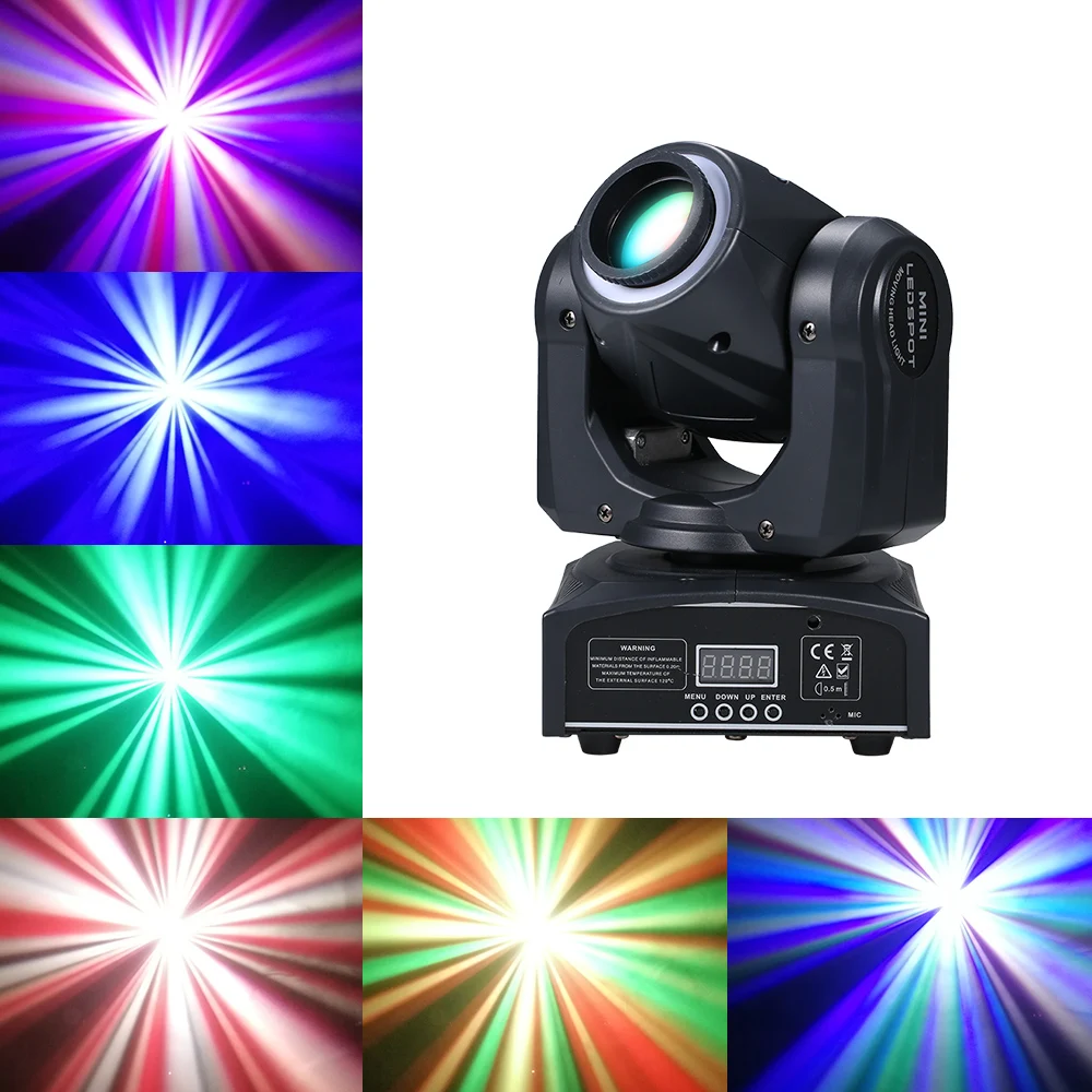 

Auto-run 60W disco light 4 Patterns DMX512 RGBW LED Moving Heads Stage Light Beam sound party lights for DJ lights Party Bar