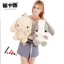 rabbit plush backpack cute Japanese plush rabbit backpack stuffed plush rabbit kids toy girls school bag