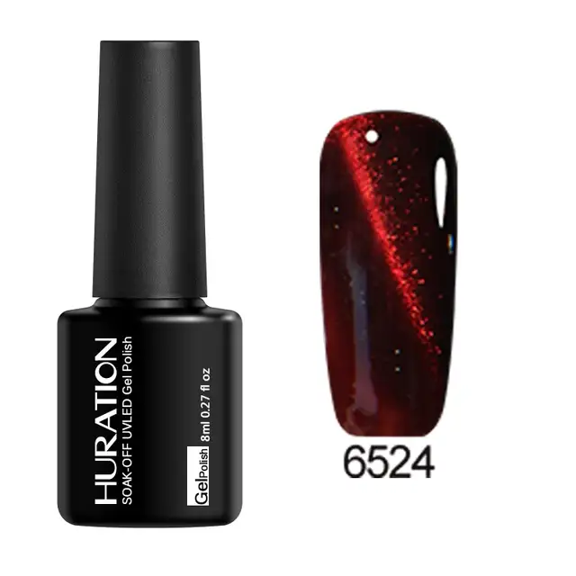 Black And Red Cat Eye Nails Nail And Manicure Trends