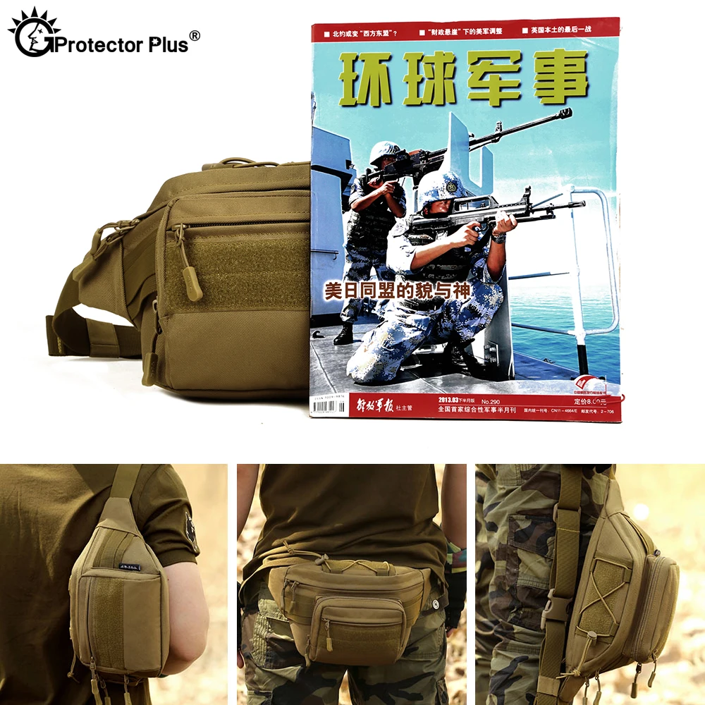 PROTECTOR PLUS Outdoor Tactical Multifunction Waist Pack Military Combat Camping Sport Hunting Bag Waterproof Athletic Chest bag - Image 5
